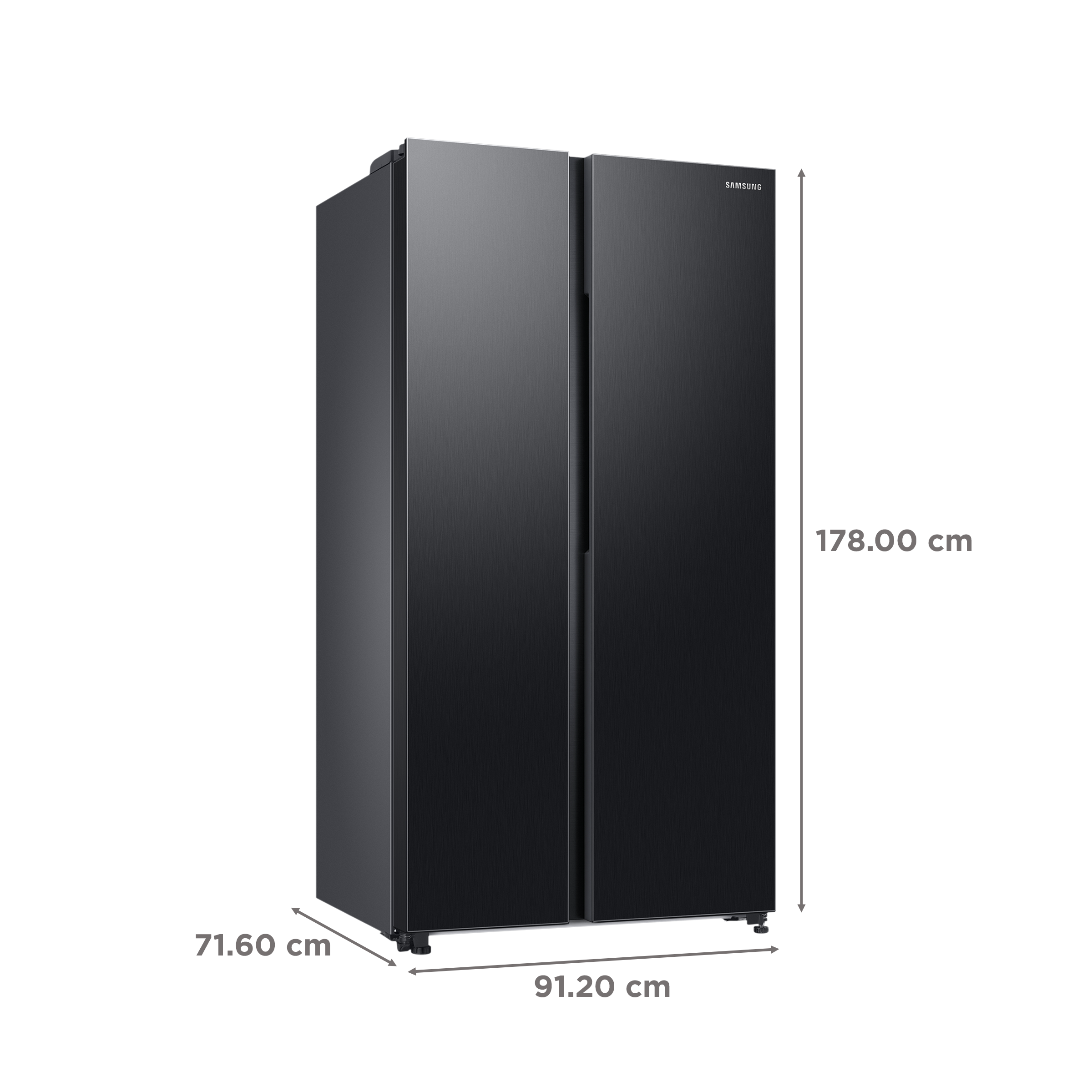 B　1225 Buy SAMSUNG 653 Litres 3 Star Side by Side Refrigerator with AI